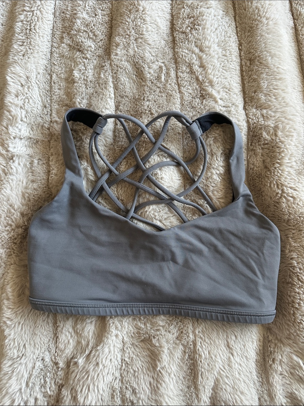 lululemon athletica Gray Free to be *wild bra